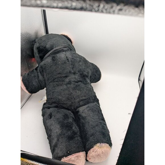 Vintage Columbia Toy Black Bear Panda Stuffed Animal 26" - Picture 4 of 6